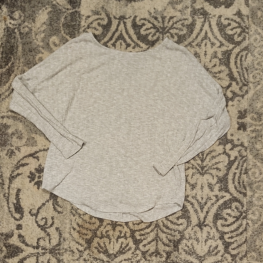 Green Envelope Heather Gray Long Sleeve Tee